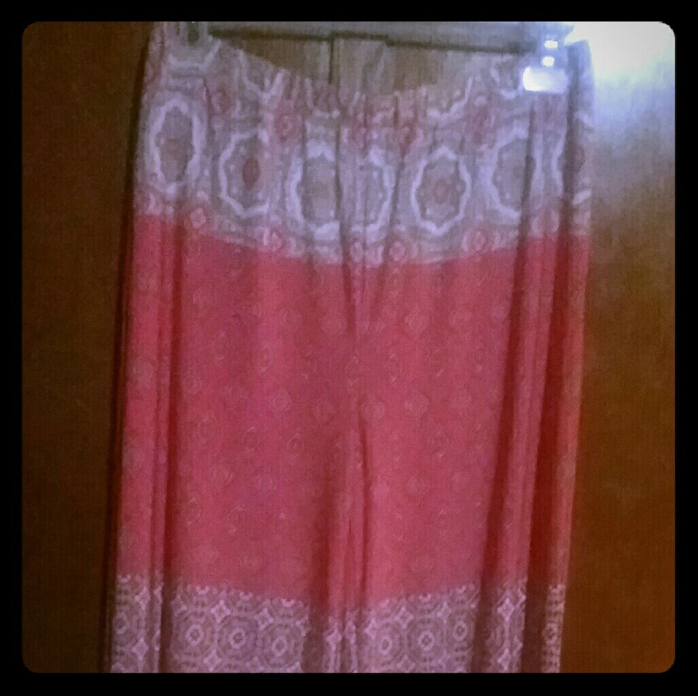 Long, Flowy Colorful, Patterned Pants